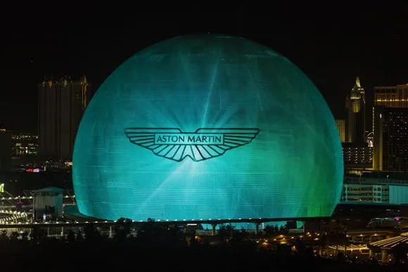 another shot of vegas with the Sphere