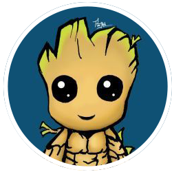 Button of groot