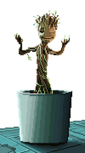 dancing groot
