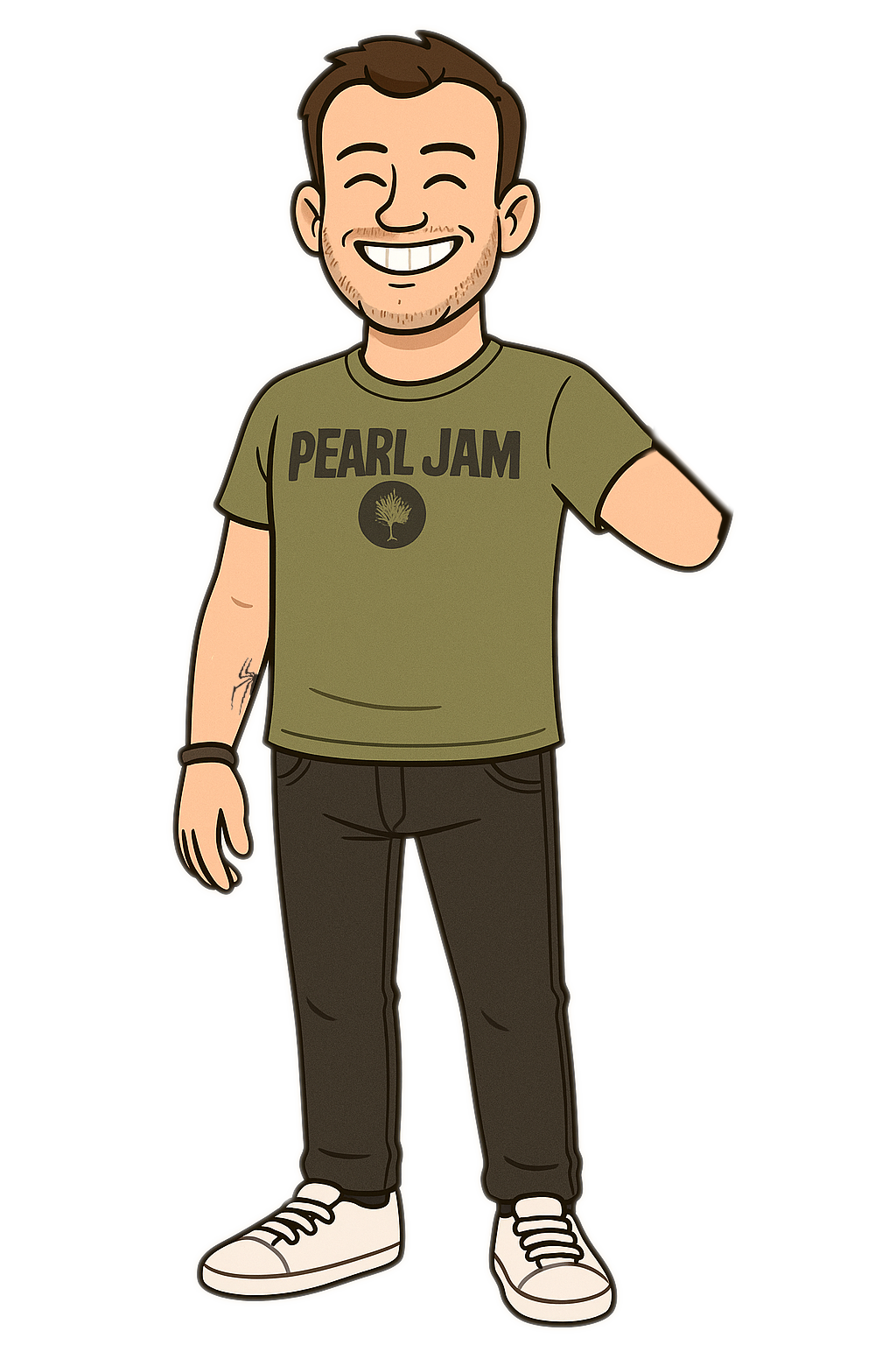 Tom als een cartoon